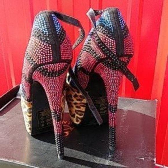 Women's Platform Pump High Heels 8.5 - Picture 4 of 8